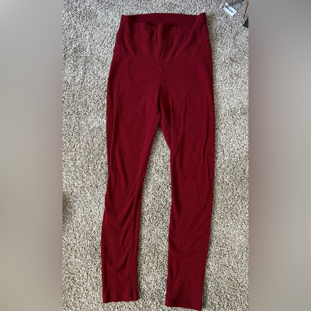 Old Navy Maternity Women's Burgundy Pajama Pants